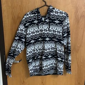 On the Byas tribal Print hoodie